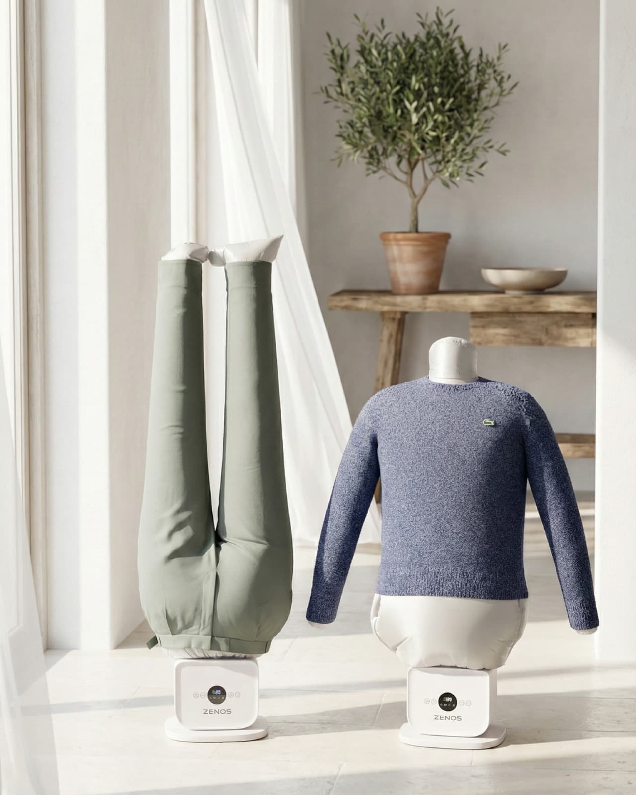 Zenos – hassas kumaşlar için şişirilebilir form